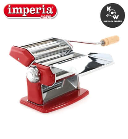 เครื่องรีดเส้นพาสต้าแบบมือหมุน Imperia Model 120 MM0005 สีแดง_5